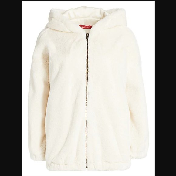 n: PHILANTHROPY NWT Plush Faux Fur Hooded Jacket - Picture 6 of 6